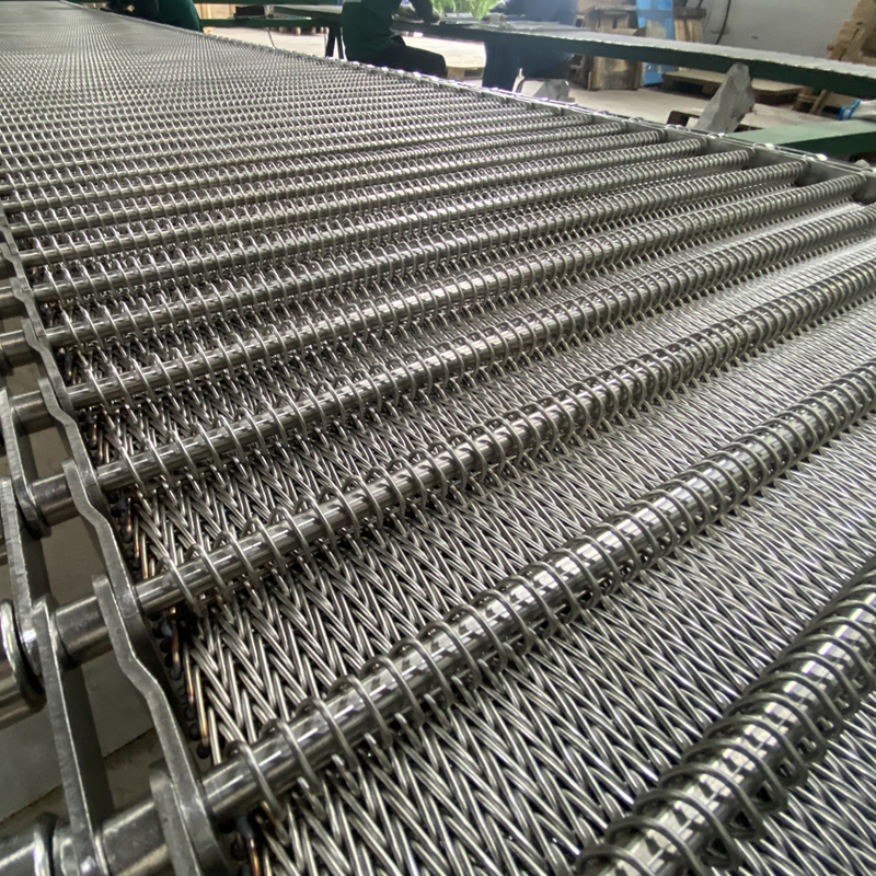 Espesyal na forging furnace mesh belt