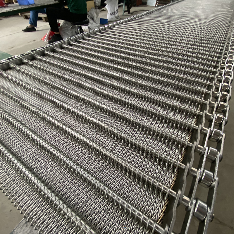 Mga produktong bakal na materyal na nag-normalize ng furnace mesh belt