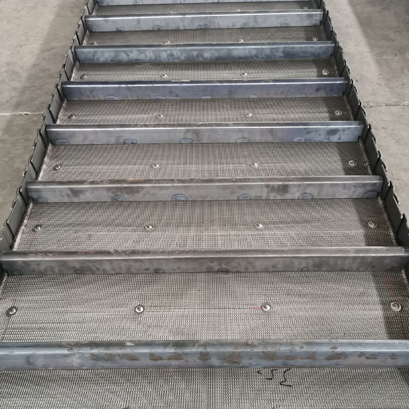 Fastener lifting conveyor belt