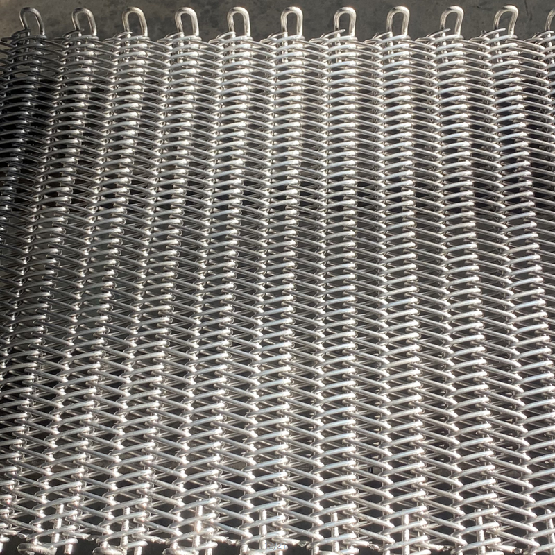 Hindi kinakalawang na asero precision pipe fitting maliwanag pugon mesh belt