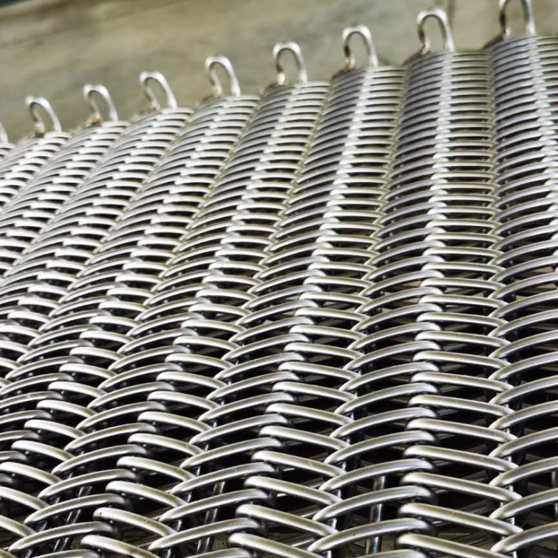Precision hardware brightening furnace mesh belt