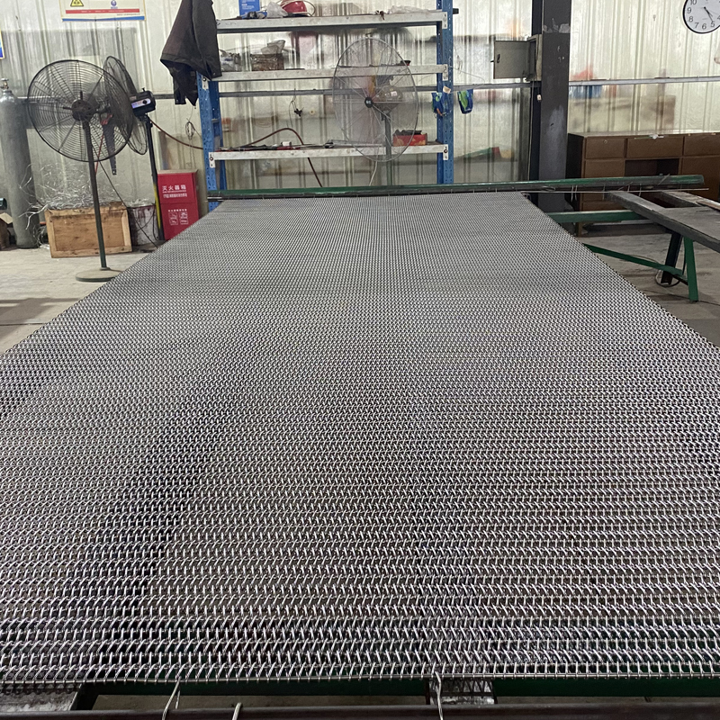 Condenser aluminum brazing furnace mesh belt