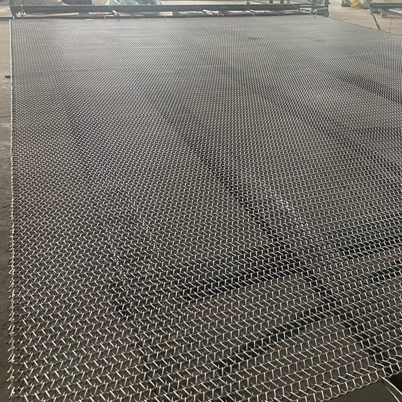 Aluminum brazing furnace mesh belt