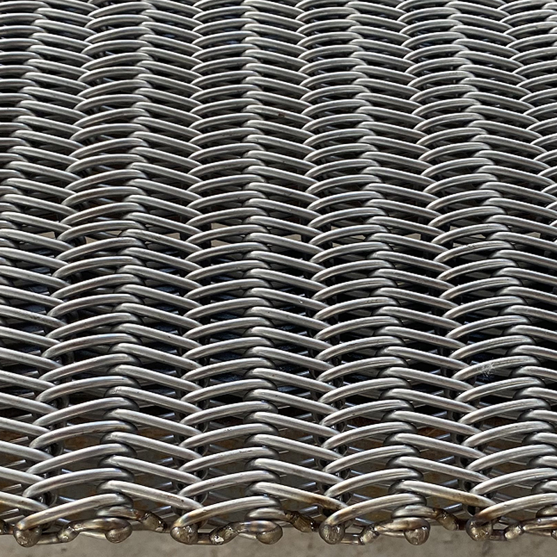 Air conditioning pipe brazing furnace mesh belt