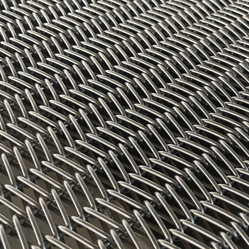 Heat exchanger core brazing furnace mesh belt