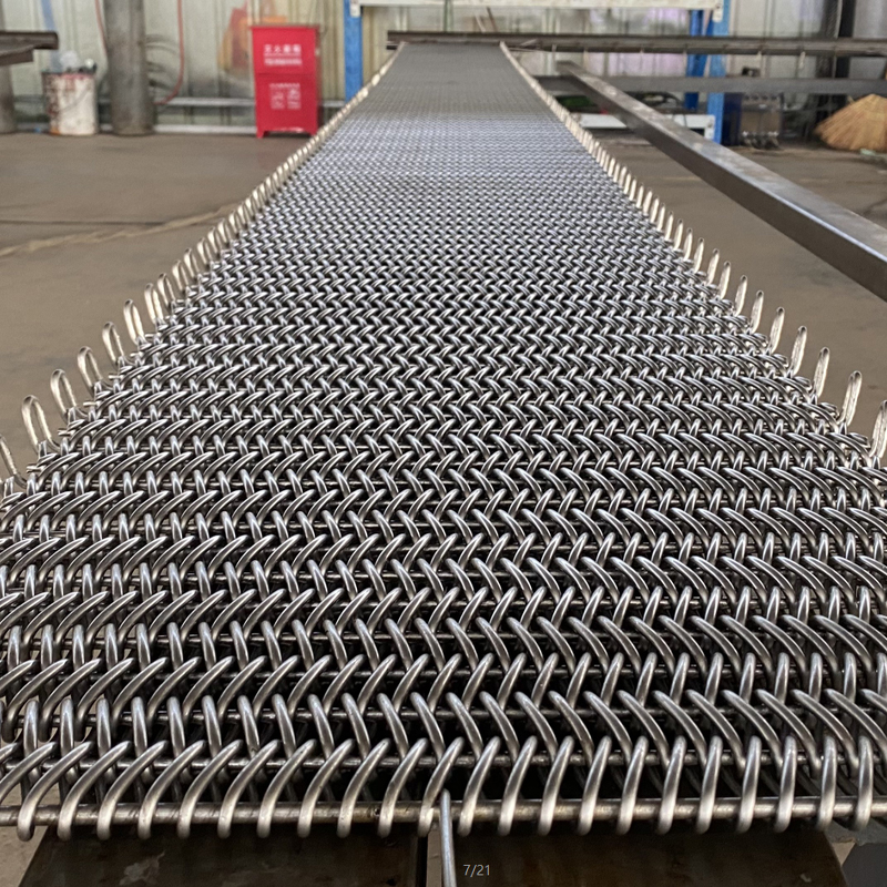 Hindi kinakalawang na asero tableware brightening furnace mesh belt