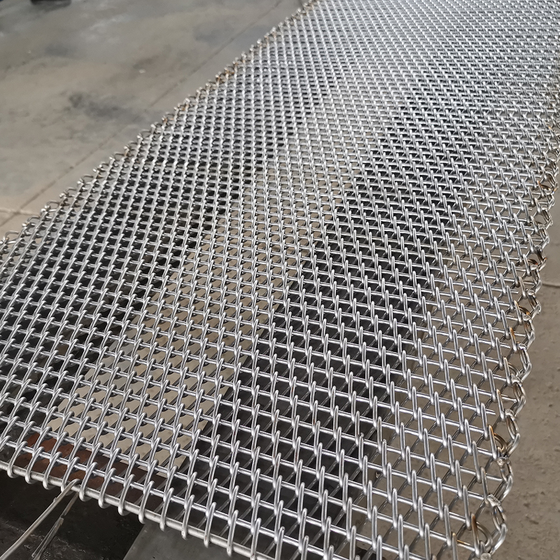 Electric heating element brazing furnace conveyor belt